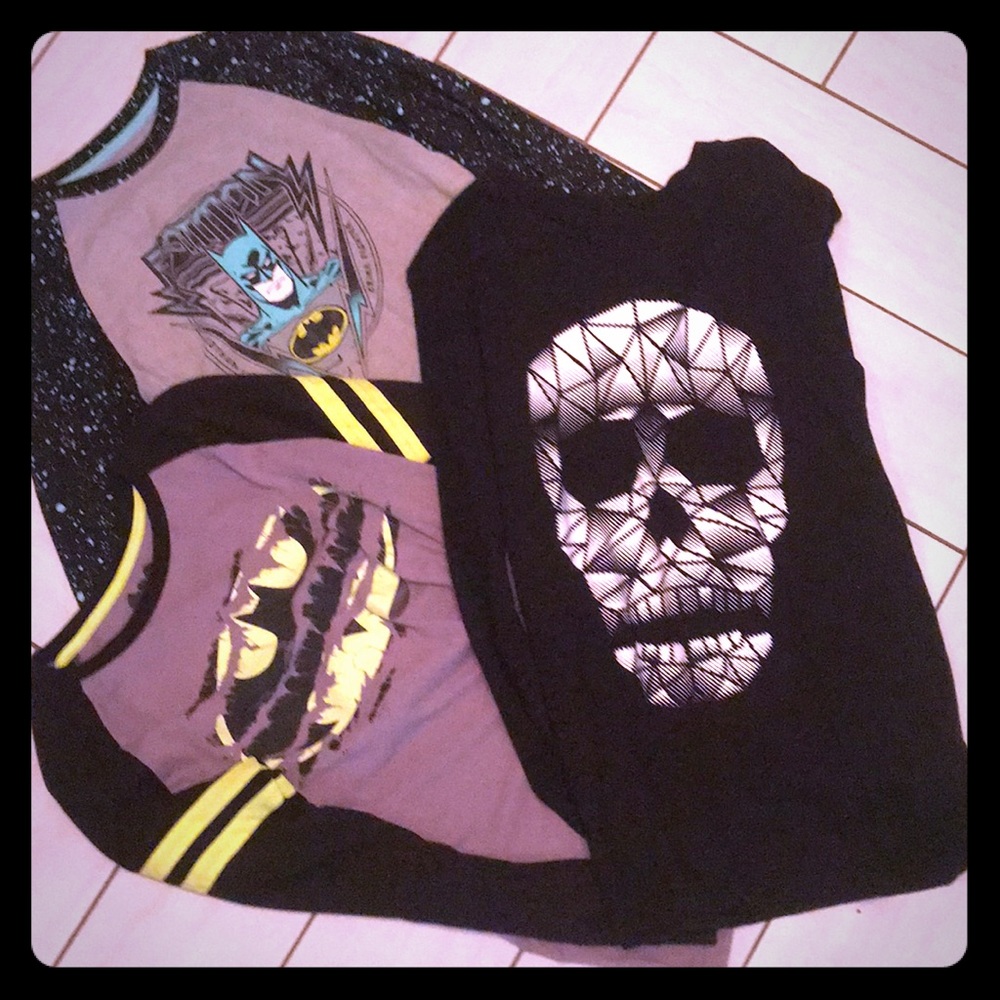Boys Batman and skull 💀